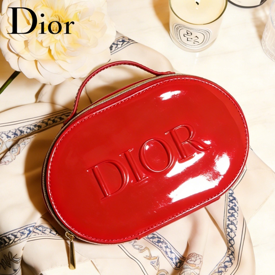 Beauty Makeup Dior - Bolsa Dior de Luxo Vermelha Brilhante