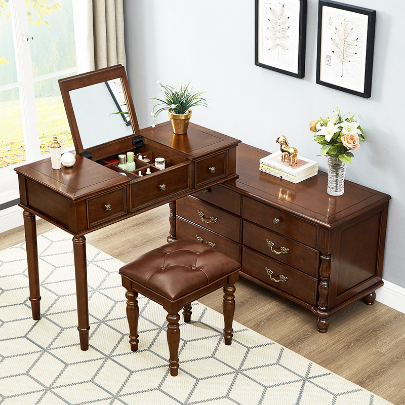 Beauty Without Makeup - Penteadeira Moderna Vintage para Quarto, Mesa
