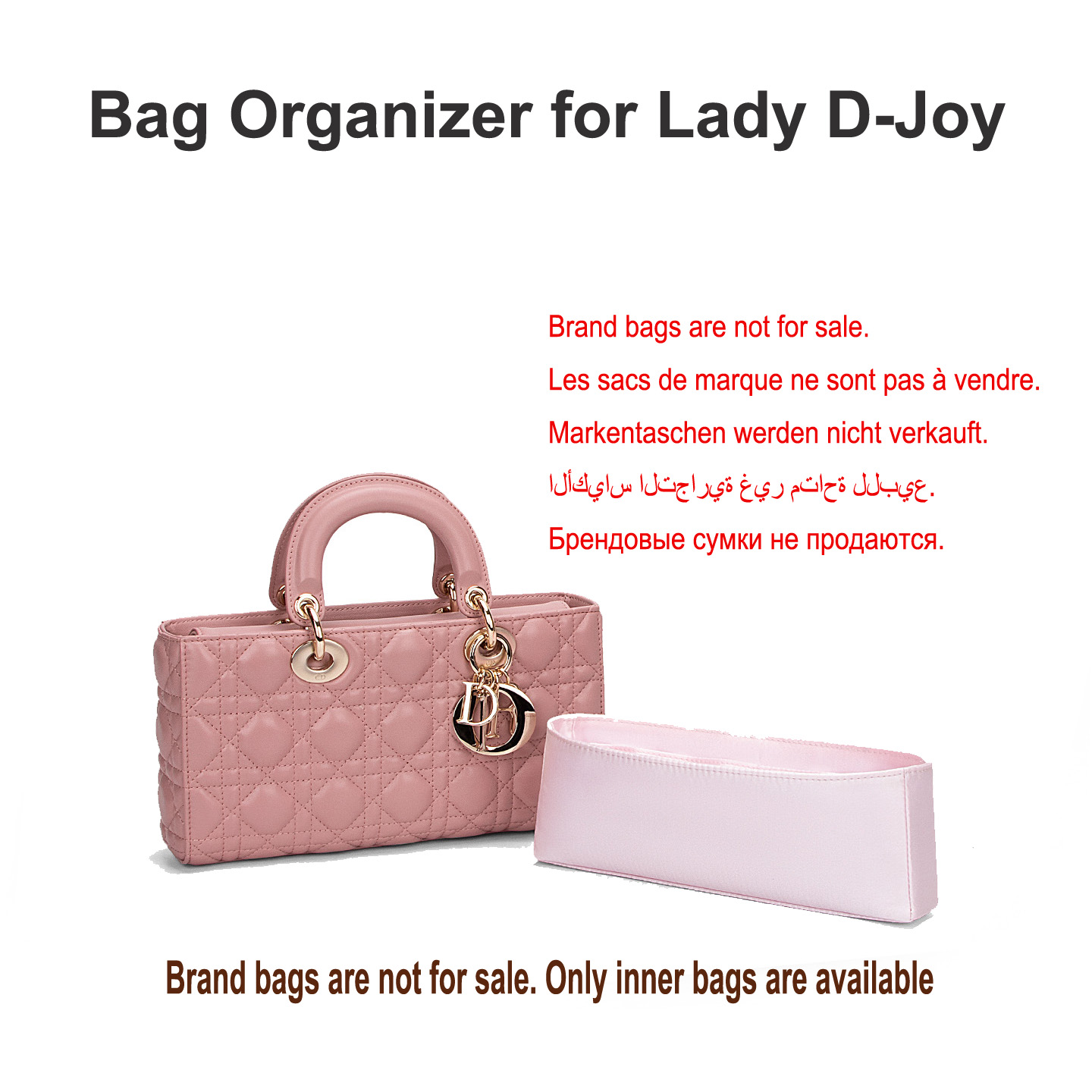 Beauty Makeup Dior - Organizador de Bolsa para Dior Lady