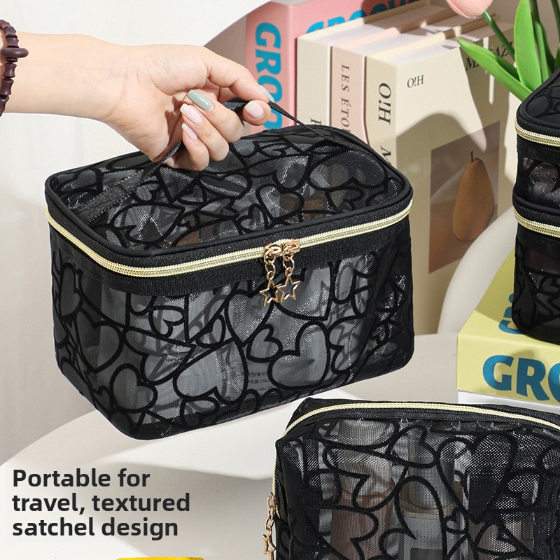 4 pçs/set Love Heart Bolsa de  - Beauty Love Makeup avaliação e preço