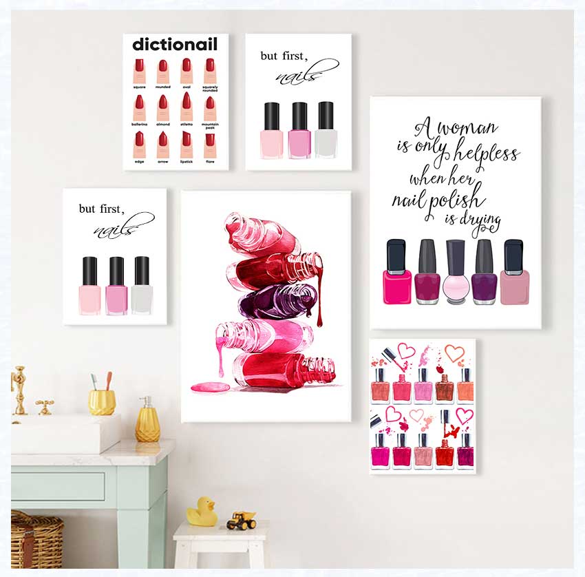 Pôsteres e Gravuras de Arte, P - Makeup Is Beauty Quotes avaliação e preço