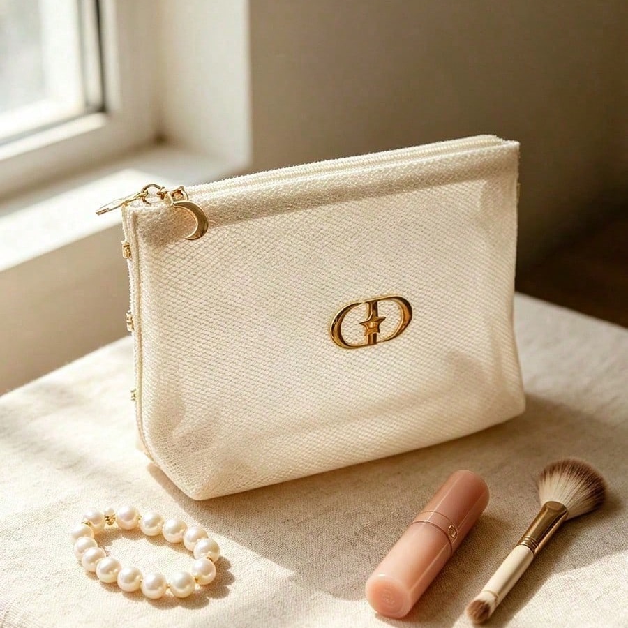 Bolsa de Cosméticos Transparen - Beauty Makeup Dior avaliação e preço