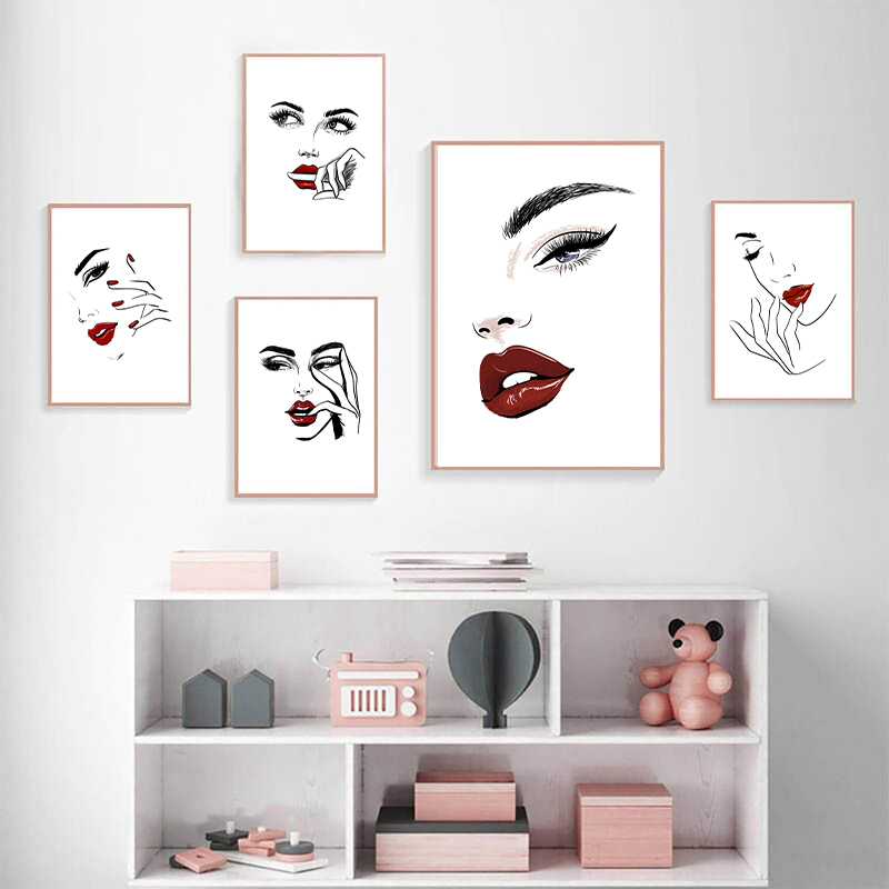 Moda nórdica maquiagem cartaz  - Makeup Is Beauty Quotes avaliação e preço