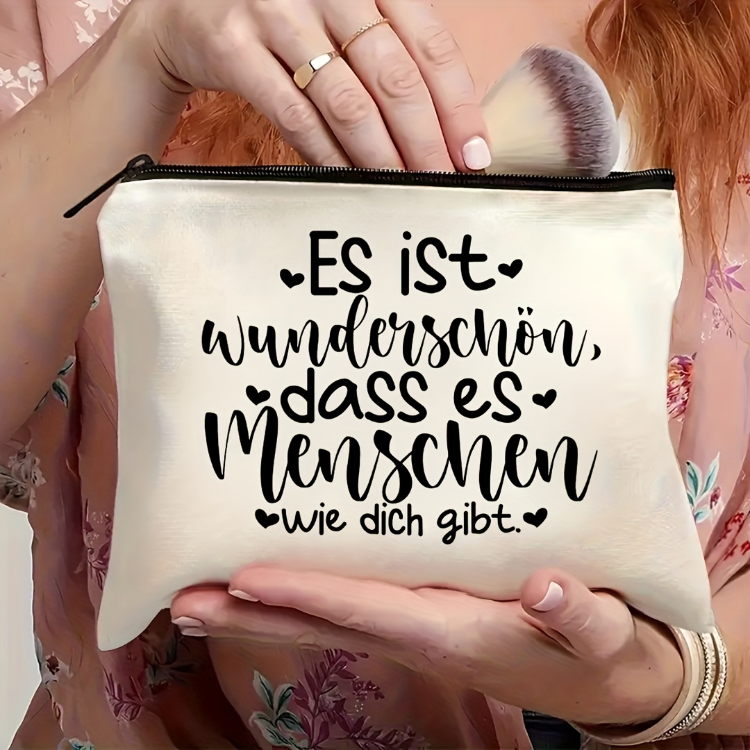 1 unidade de bolsa de maquiage - Makeup Is Beauty Quotes avaliação e preço