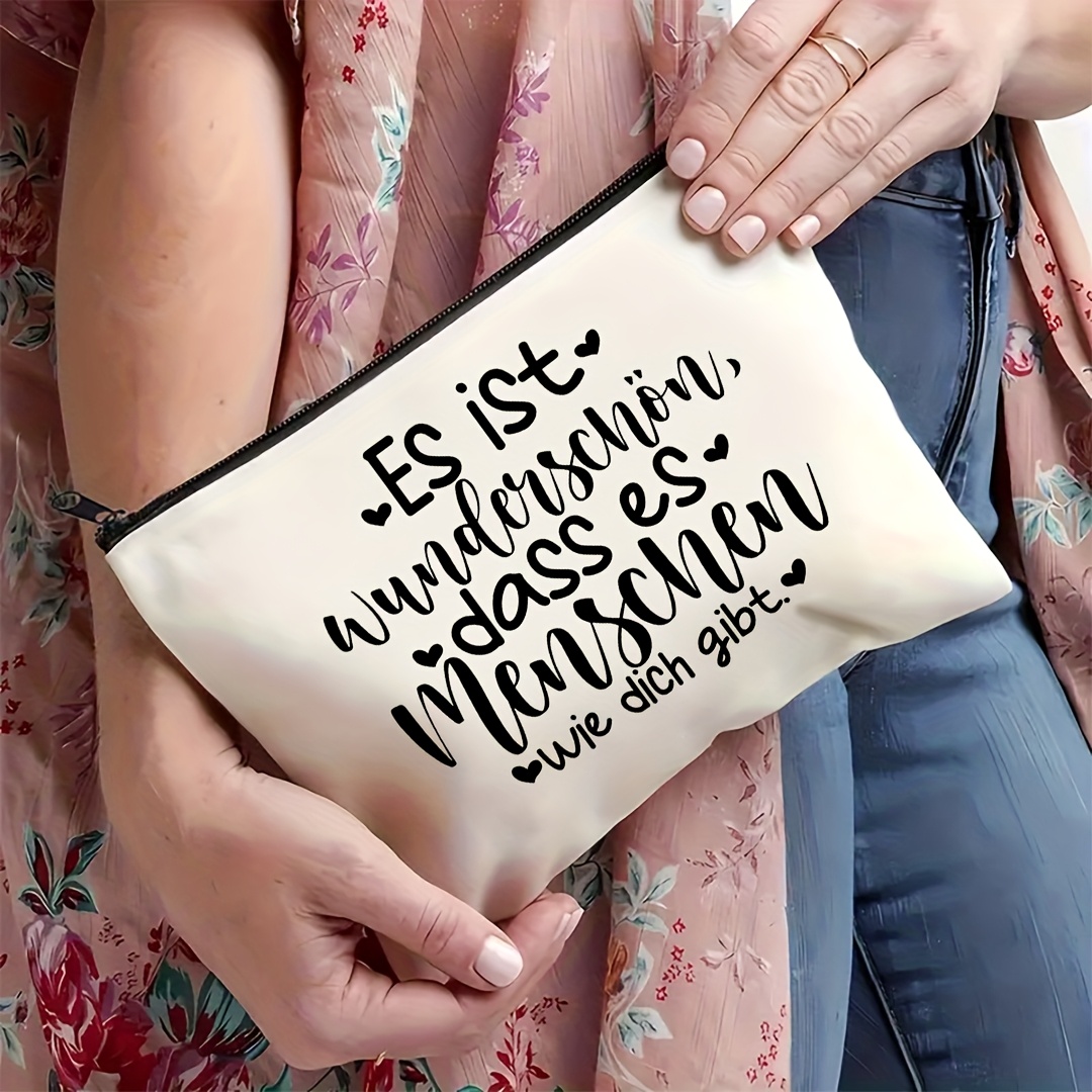 1 unidade de bolsa de maquiage - Makeup Is Beauty Quotes avaliação e preço