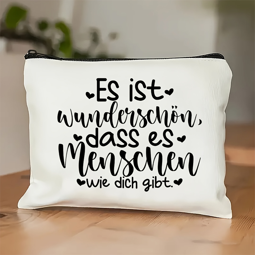 1 unidade de bolsa de maquiage - Makeup Is Beauty Quotes avaliação e preço