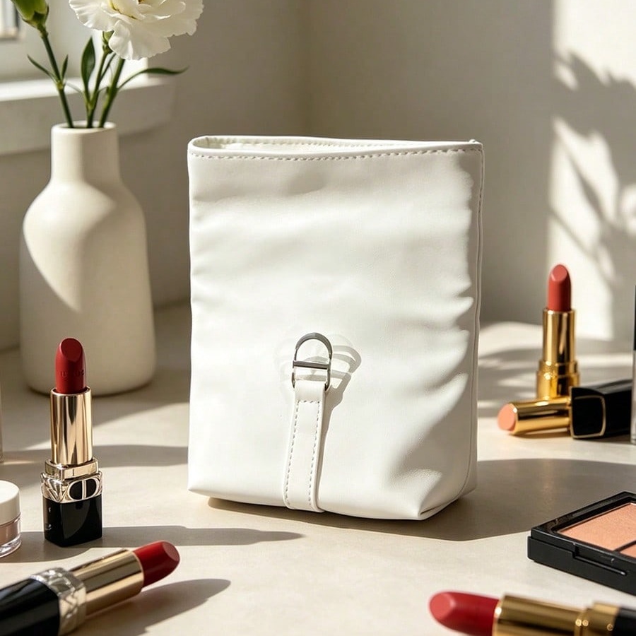 Bolsa cosmética branca da Dior - Beauty Makeup Dior avaliação e preço