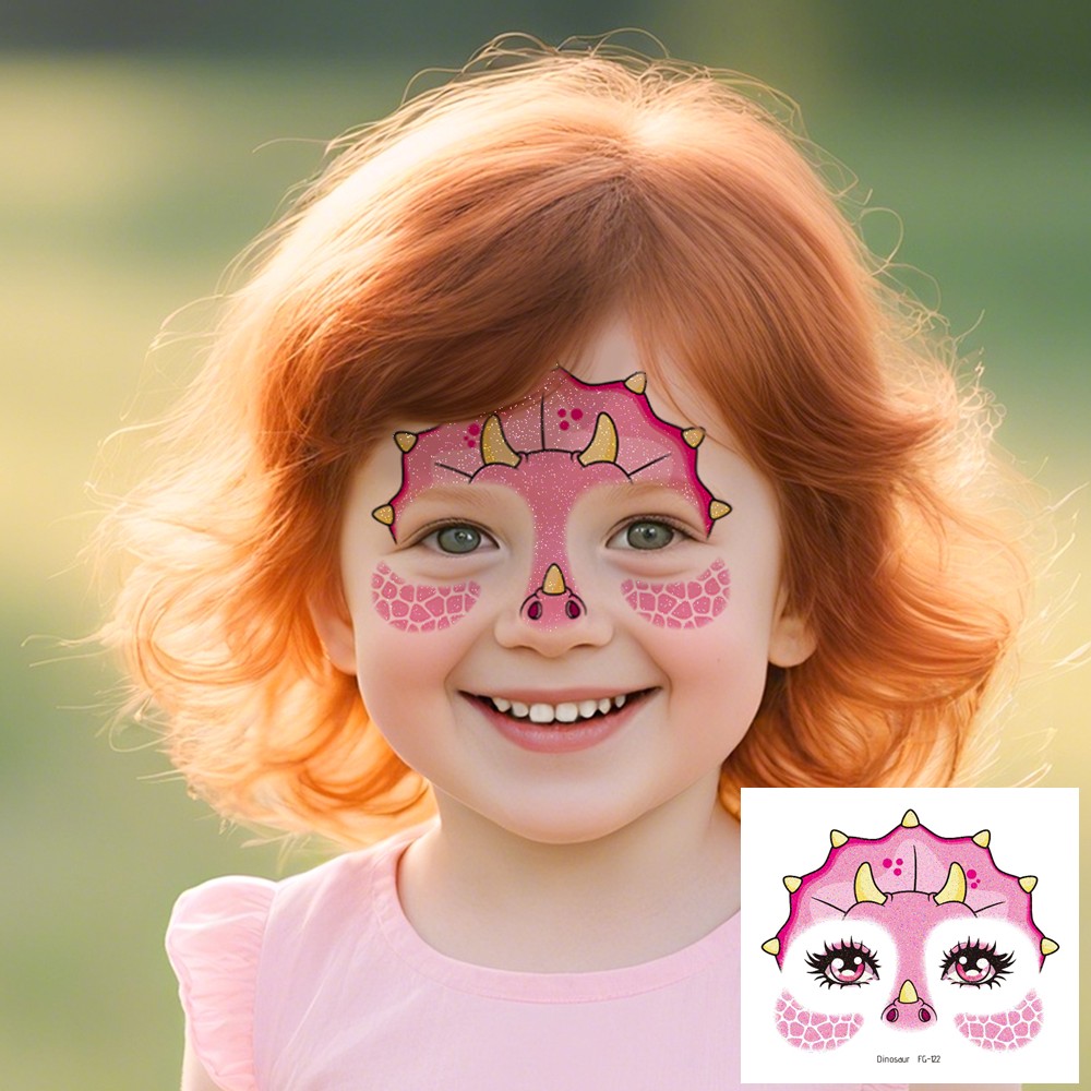 10 folhas glitter animal rosto - Beauty Makeup Pictures avaliação e preço
