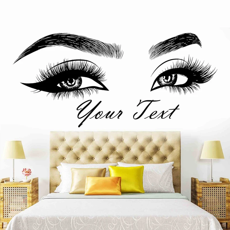 Adesivo de vinil para sobrance - Makeup Is Beauty Quotes avaliação e preço