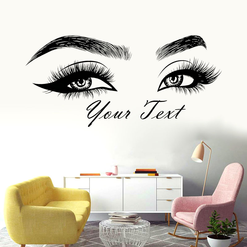 Adesivo de vinil para sobrance - Makeup Is Beauty Quotes avaliação e preço
