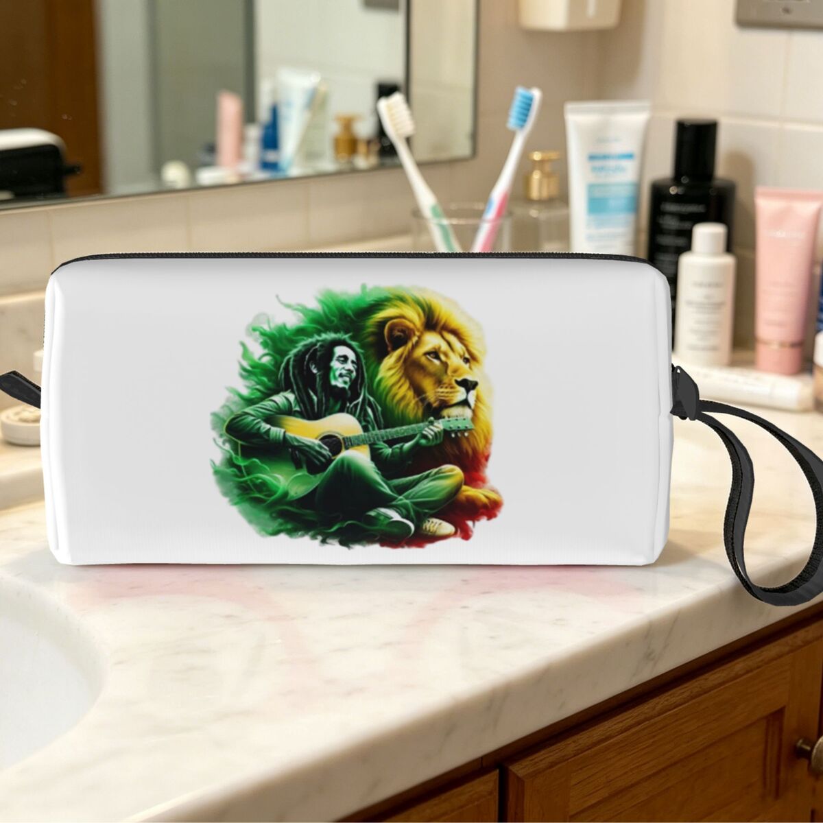 Bolsa de maquiagem Bob Marley  - Beauty Love Makeup avaliação e preço
