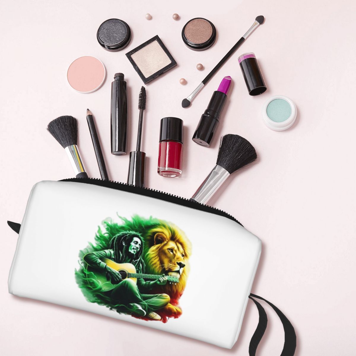 Bolsa de maquiagem Bob Marley  - Beauty Love Makeup avaliação e preço