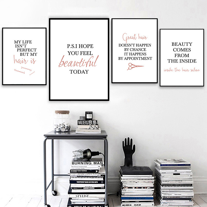 Pôsteres de arte com citação d - Makeup Is Beauty Quotes avaliação e preço