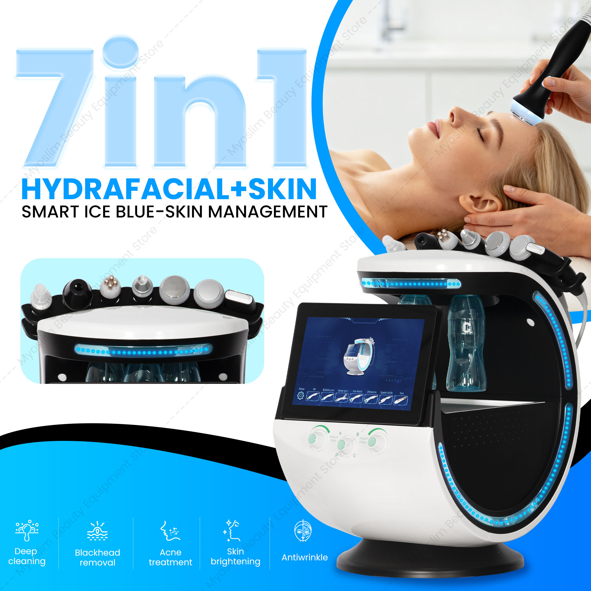 Nova Máquina de Beleza 7 em 1  - Pore Vacuum avaliação e preço